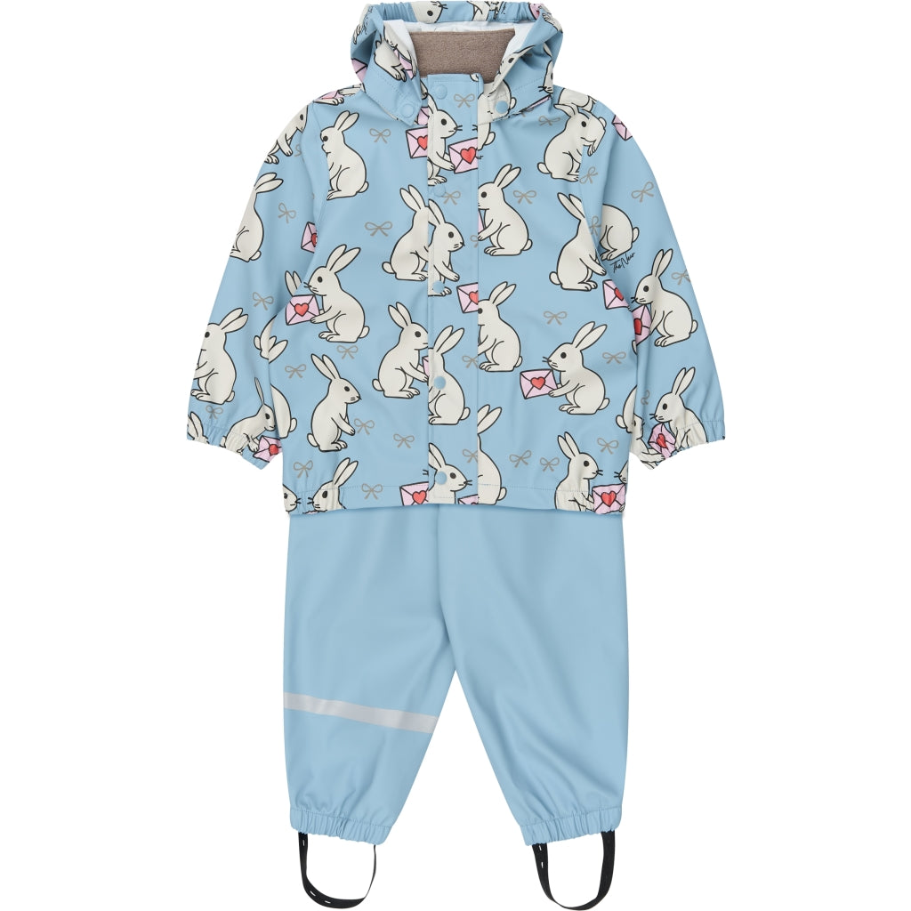 THE NEW SIBLINGS TNSTUmma Rainwear Set Regntøj Ashley Blue AOP