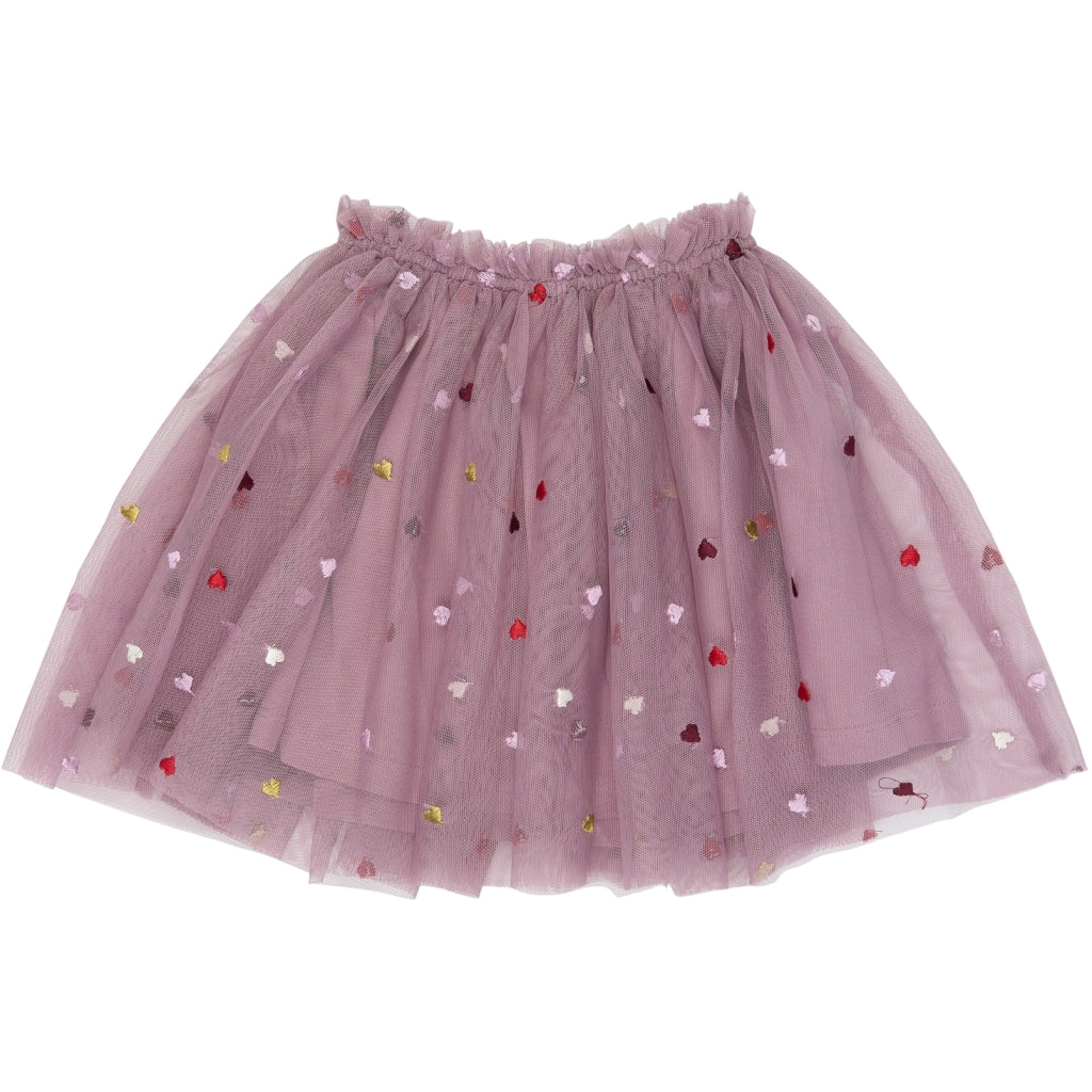 THE NEW SIBLINGS TNSTVadia Mesh Skirt Nederdel Elderberry EMB TN