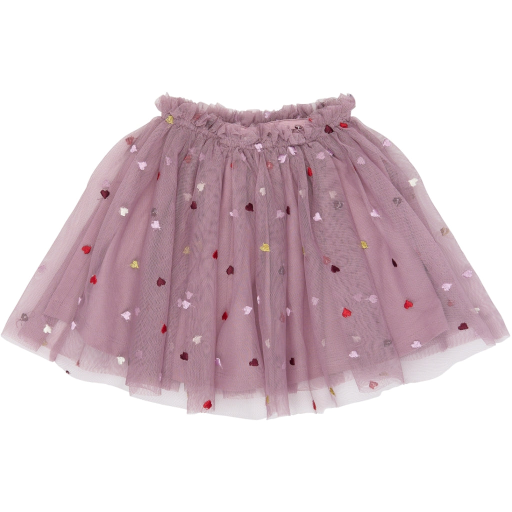 THE NEW SIBLINGS TNSTVadia Mesh Skirt Nederdel Elderberry EMB TN