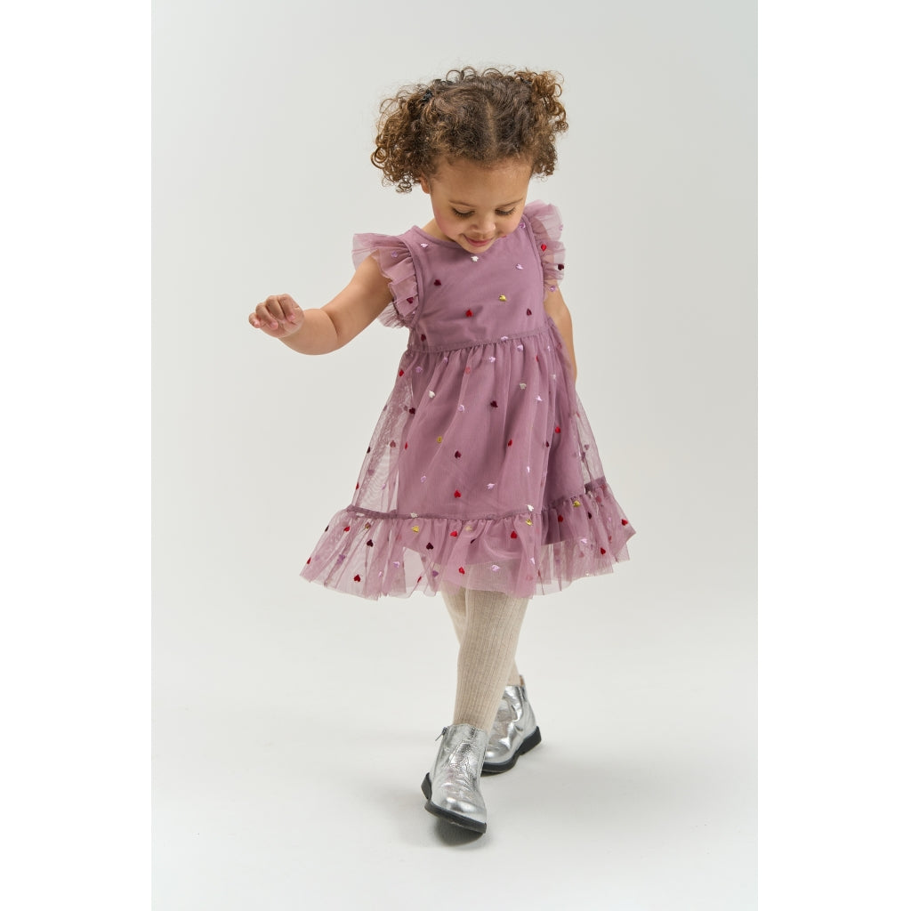 THE NEW SIBLINGS TNSTVadia Sleeveless Mesh kjole Kjoler Elderberry EMB TN