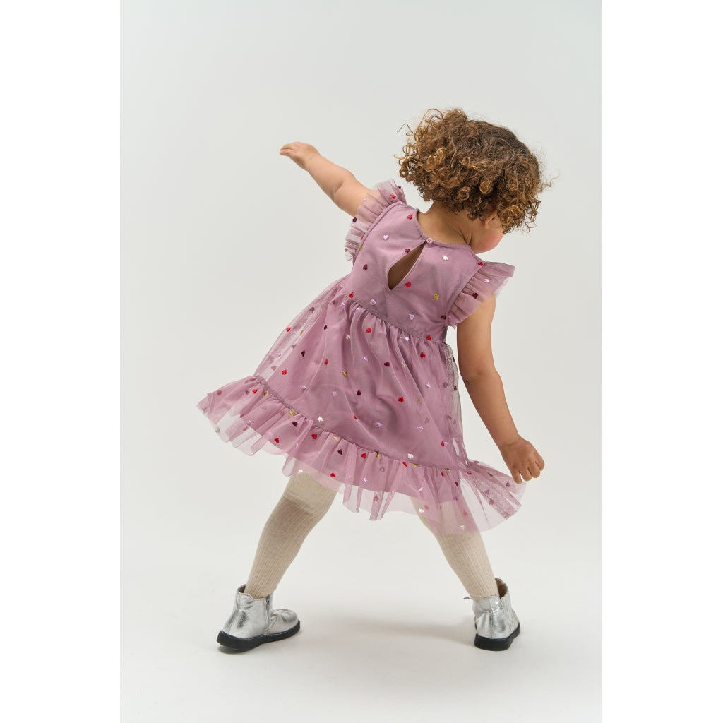 THE NEW SIBLINGS TNSTVadia Sleeveless Mesh kjole Kjoler Elderberry EMB TN