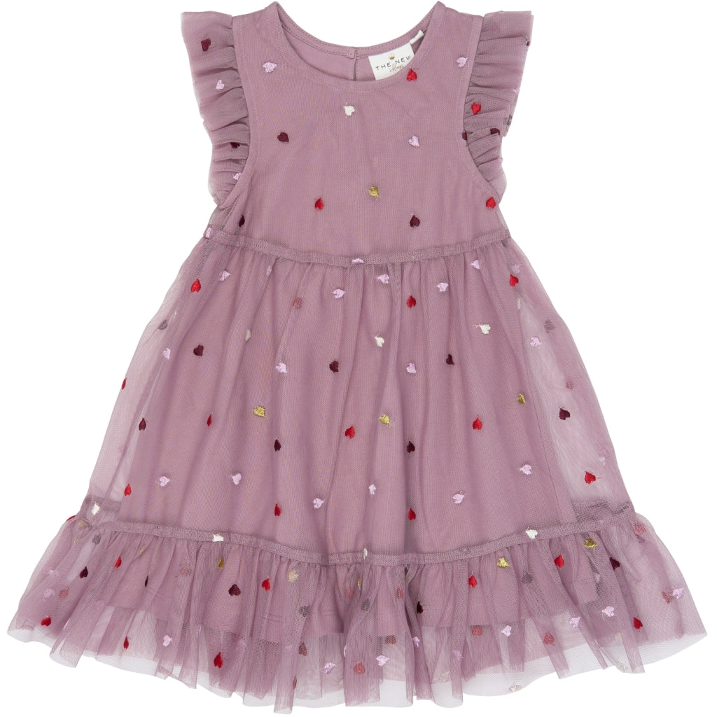 THE NEW SIBLINGS TNSTVadia Sleeveless Mesh kjole Kjoler Elderberry EMB TN
