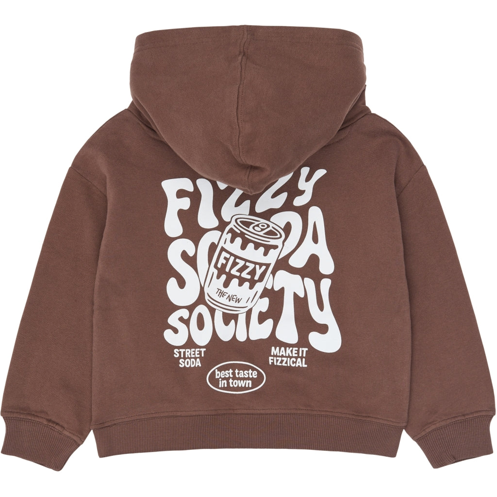 THE NEW SIBLINGS TNSTValerio Oversized Hoodie Sweatshirt Chestnut