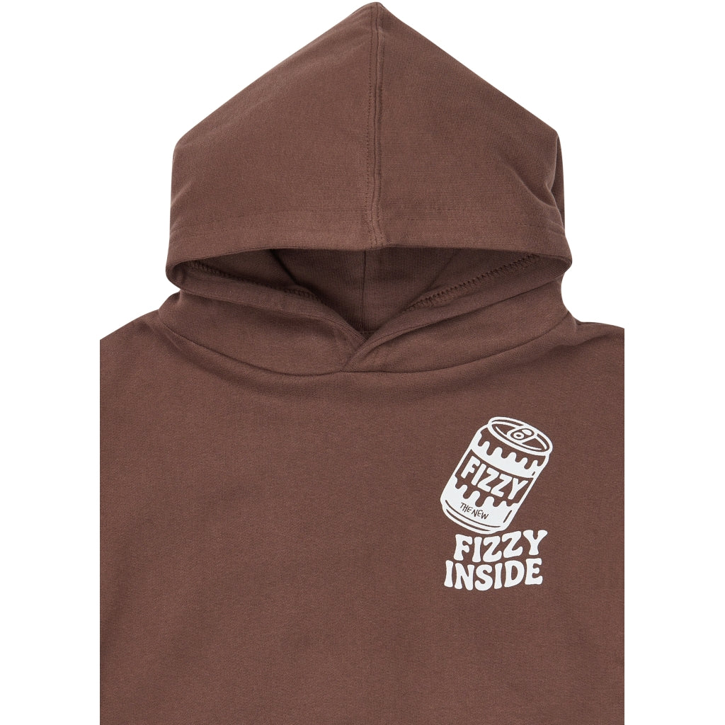 THE NEW SIBLINGS TNSTValerio Oversized Hoodie Sweatshirt Chestnut