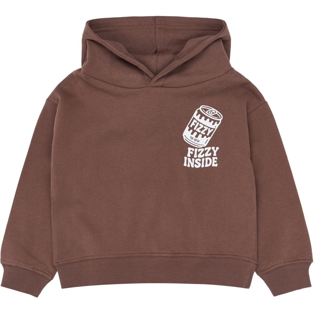 THE NEW SIBLINGS TNSTValerio Oversized Hoodie Sweatshirt Chestnut