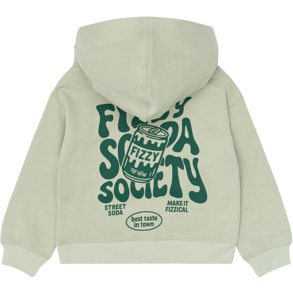THE NEW SIBLINGS TNSTValerio Oversized Hoodie Sweatshirt Mineral Gray