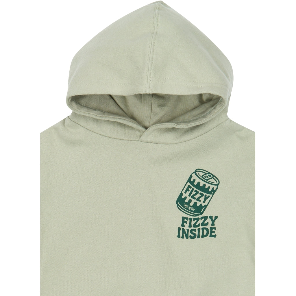 THE NEW SIBLINGS TNSTValerio Oversized Hoodie Sweatshirt Mineral Gray