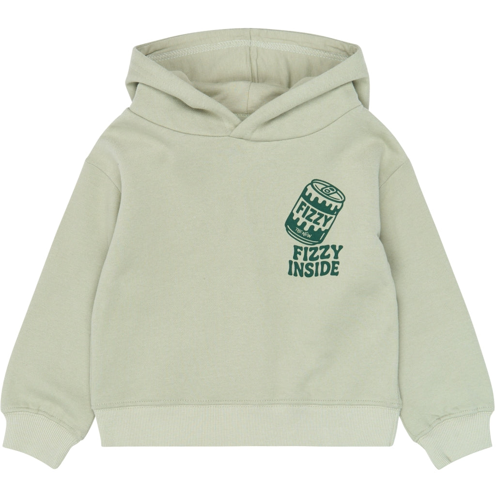 THE NEW SIBLINGS TNSTValerio Oversized Hoodie Sweatshirt Mineral Gray