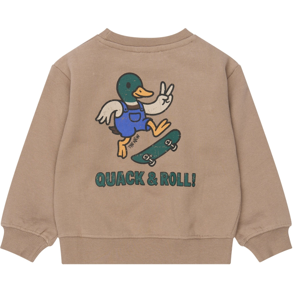 THE NEW SIBLINGS TNSTValino Oversized sweatshirt Sweatshirt Taupe Gray TN