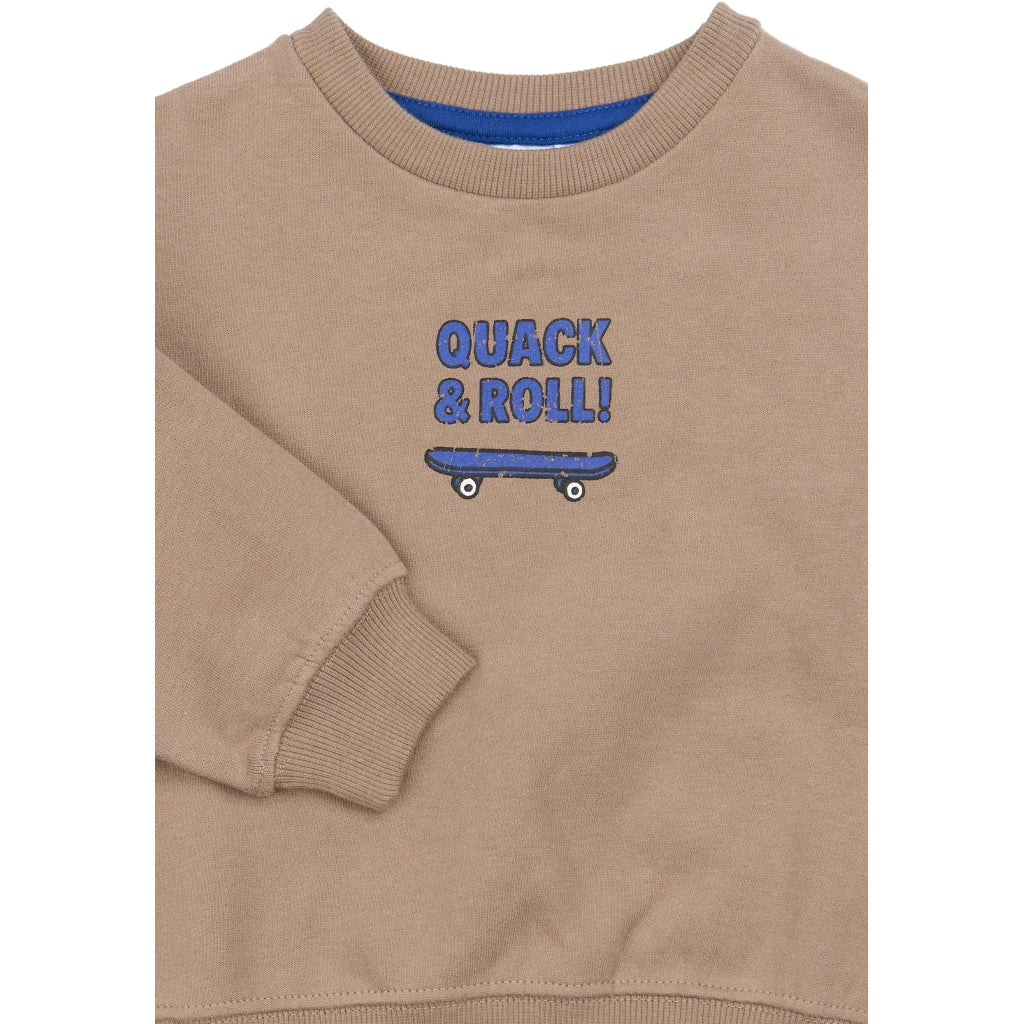 THE NEW SIBLINGS TNSTValino Oversized sweatshirt Sweatshirt Taupe Gray TN