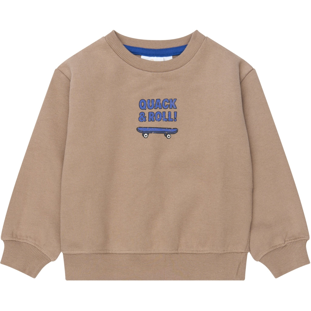 THE NEW SIBLINGS TNSTValino Oversized sweatshirt Sweatshirt Taupe Gray TN
