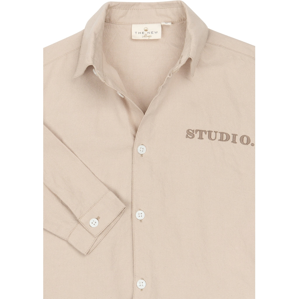 THE NEW SIBLINGS TNSTVallen Oversized Langærmet Shirt Skjorter Humus