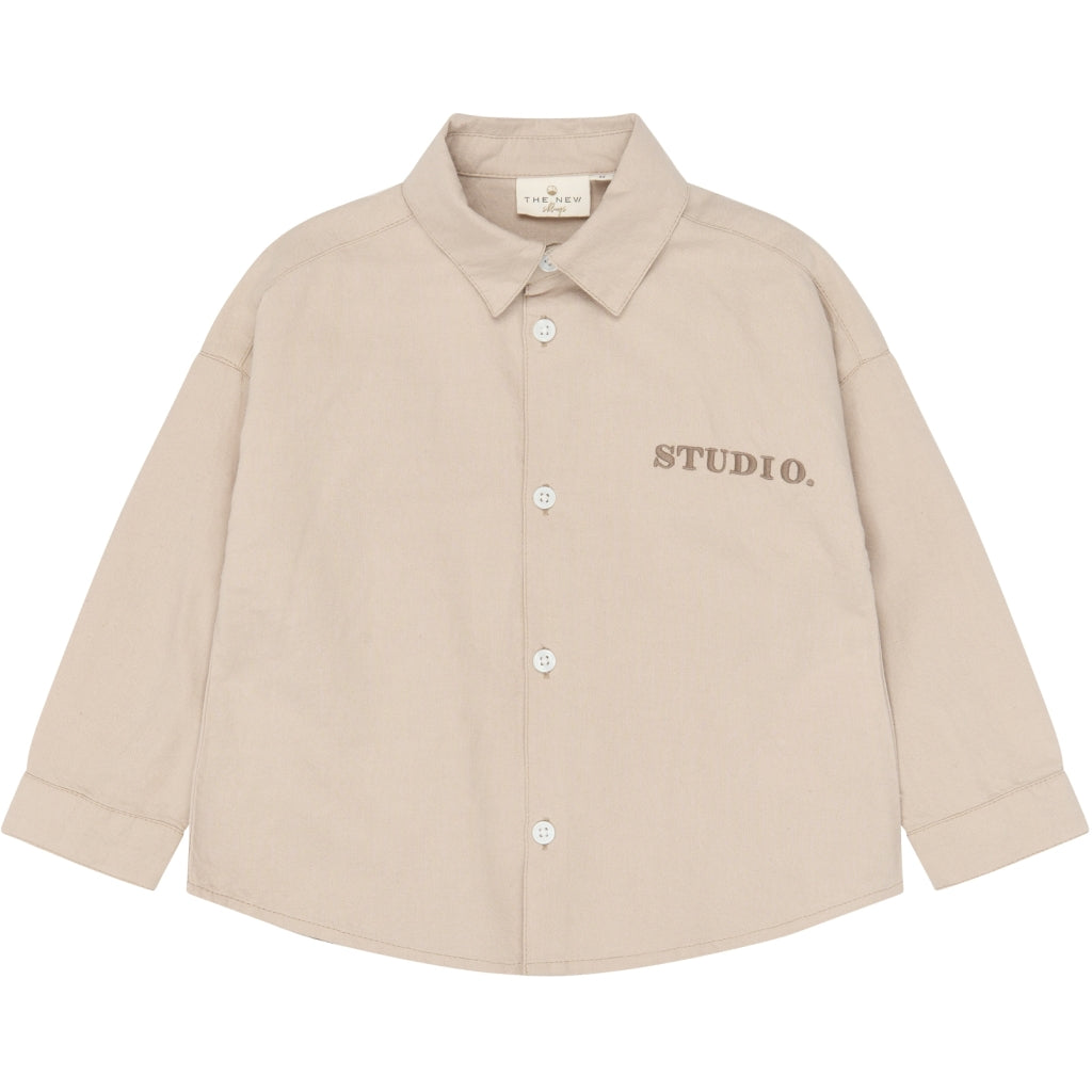 THE NEW SIBLINGS TNSTVallen Oversized Langærmet Shirt Skjorter Humus