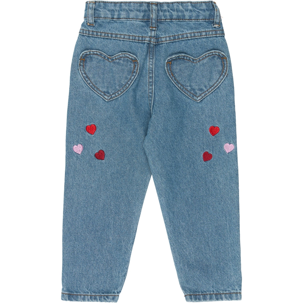 THE NEW SIBLINGS TNSTValora Mom Fit Jeans Jeans Light Blue Denim EMB