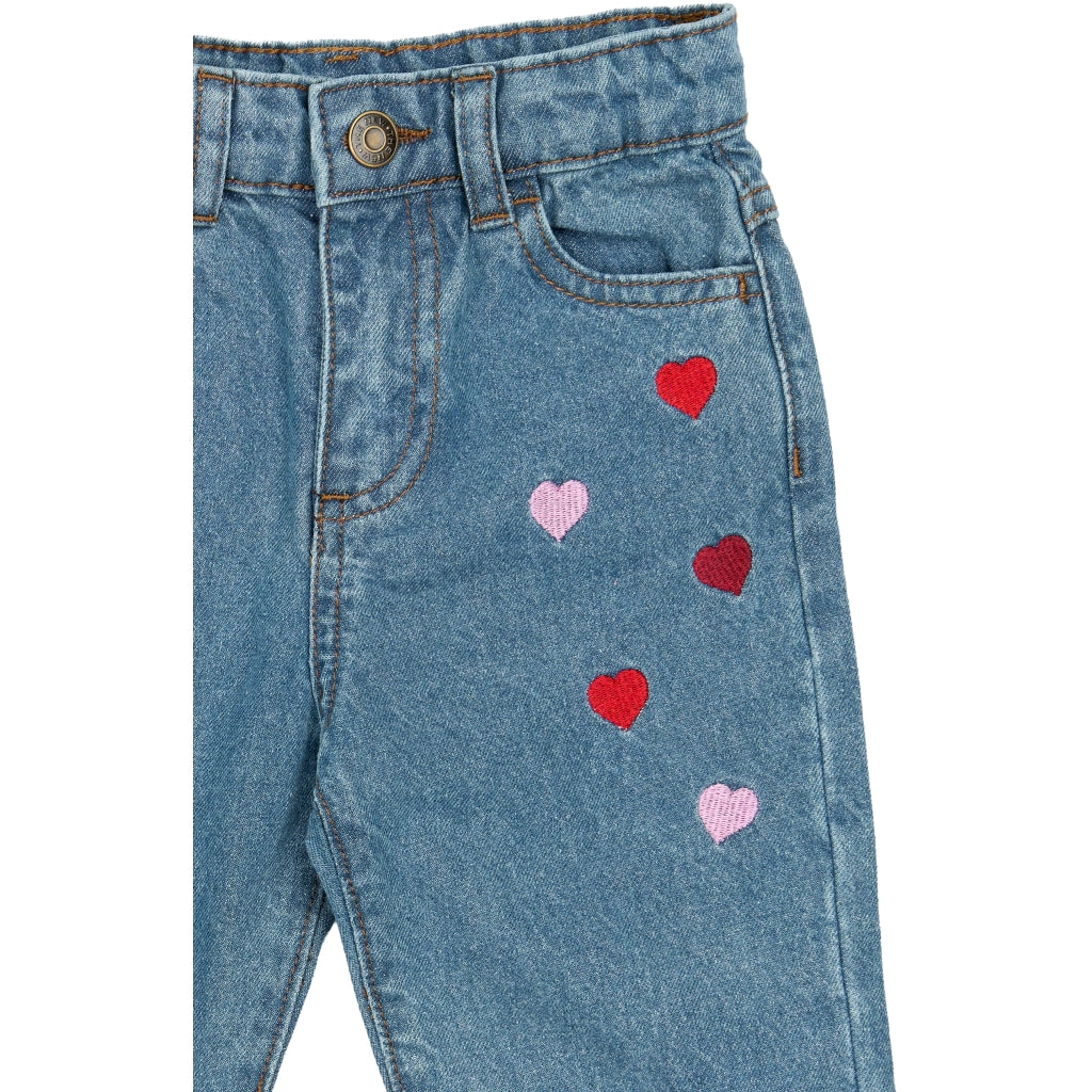 THE NEW SIBLINGS TNSTValora Mom Fit Jeans Jeans Light Blue Denim EMB