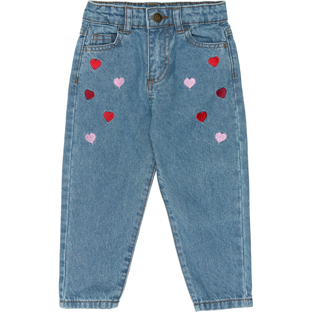 THE NEW SIBLINGS TNSTValora Mom Fit Jeans Jeans Light Blue Denim EMB