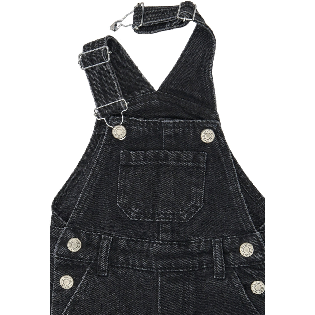 THE NEW SIBLINGS TNSTValu Denim Dungarees Overalls Black denim wash 502