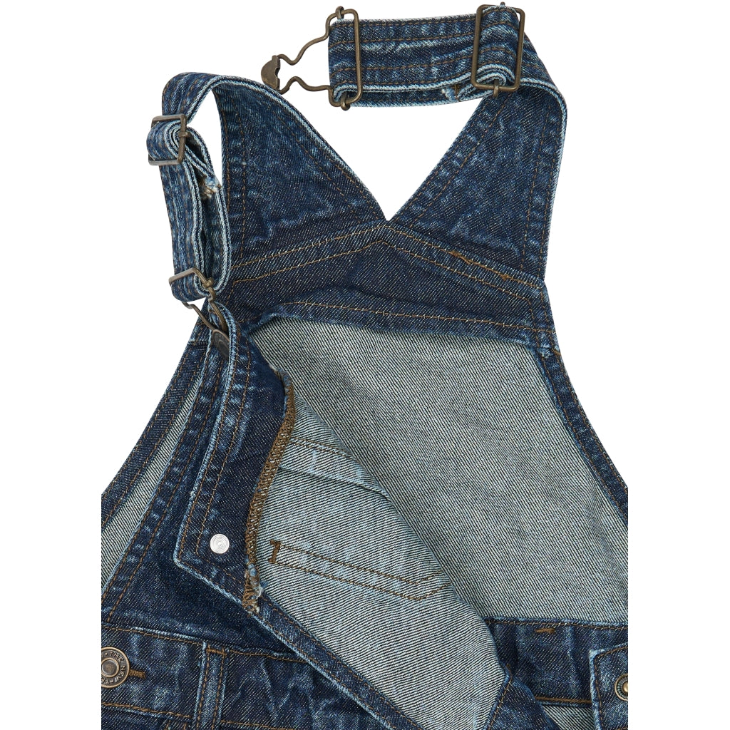 THE NEW SIBLINGS TNSTValu Denim Dungarees Overalls DARK BLUE DENIM