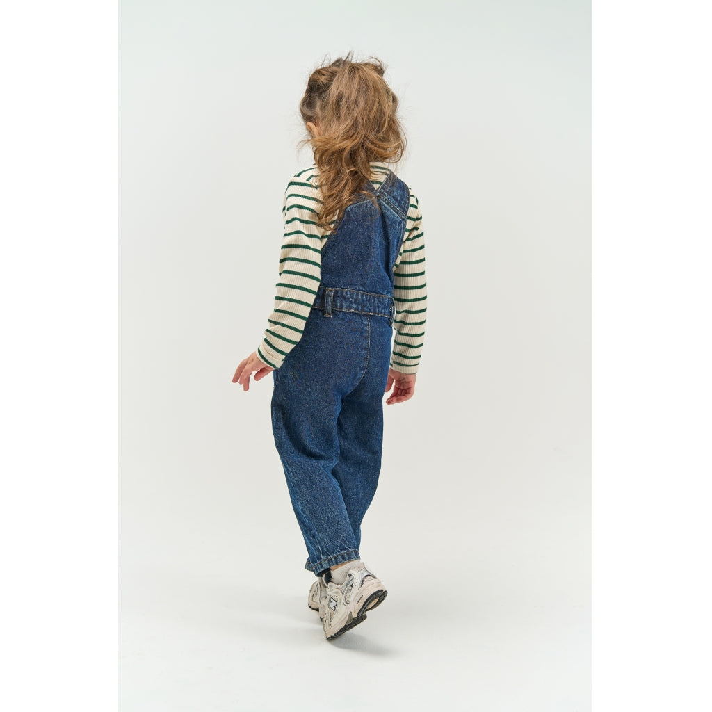 THE NEW SIBLINGS TNSTValu Denim Dungarees Overalls DARK BLUE DENIM