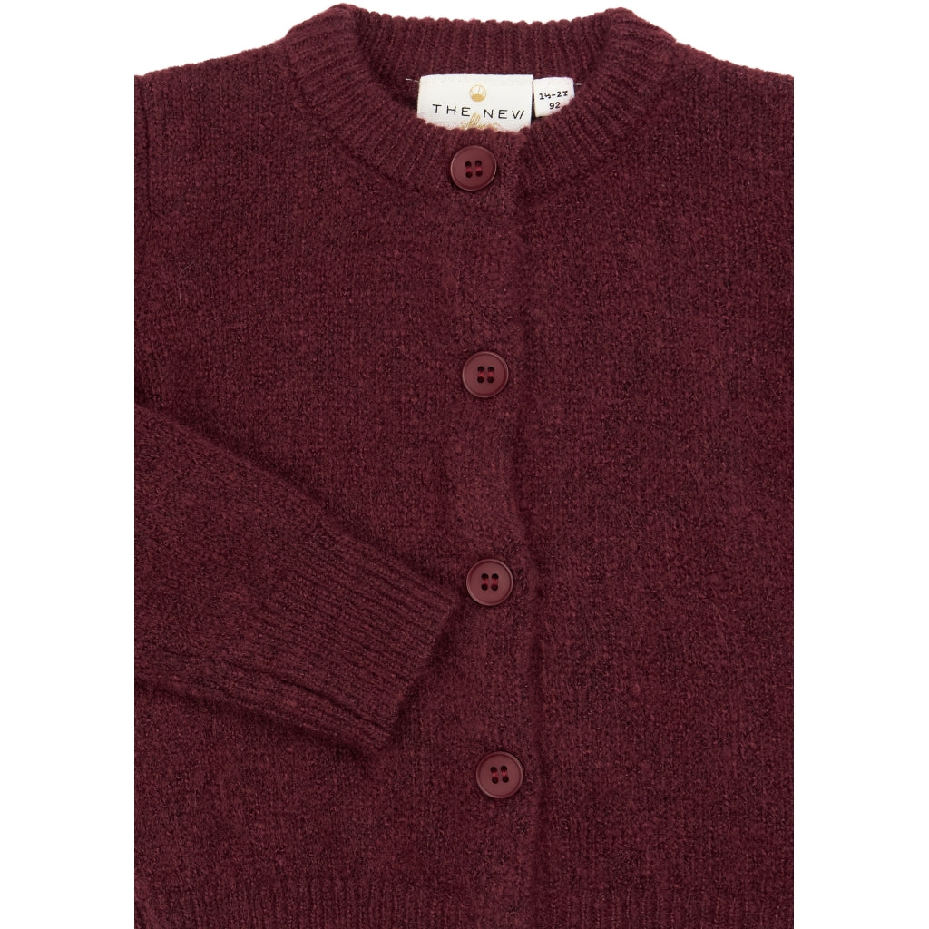 THE NEW SIBLINGS TNSTVeri Knit cardigan Cardigan Burgundy TN