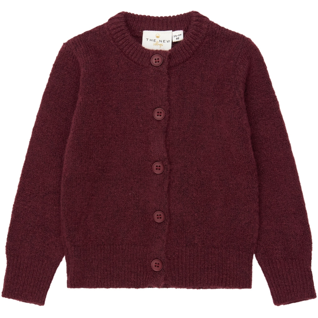 THE NEW SIBLINGS TNSTVeri Knit cardigan Cardigan Burgundy TN