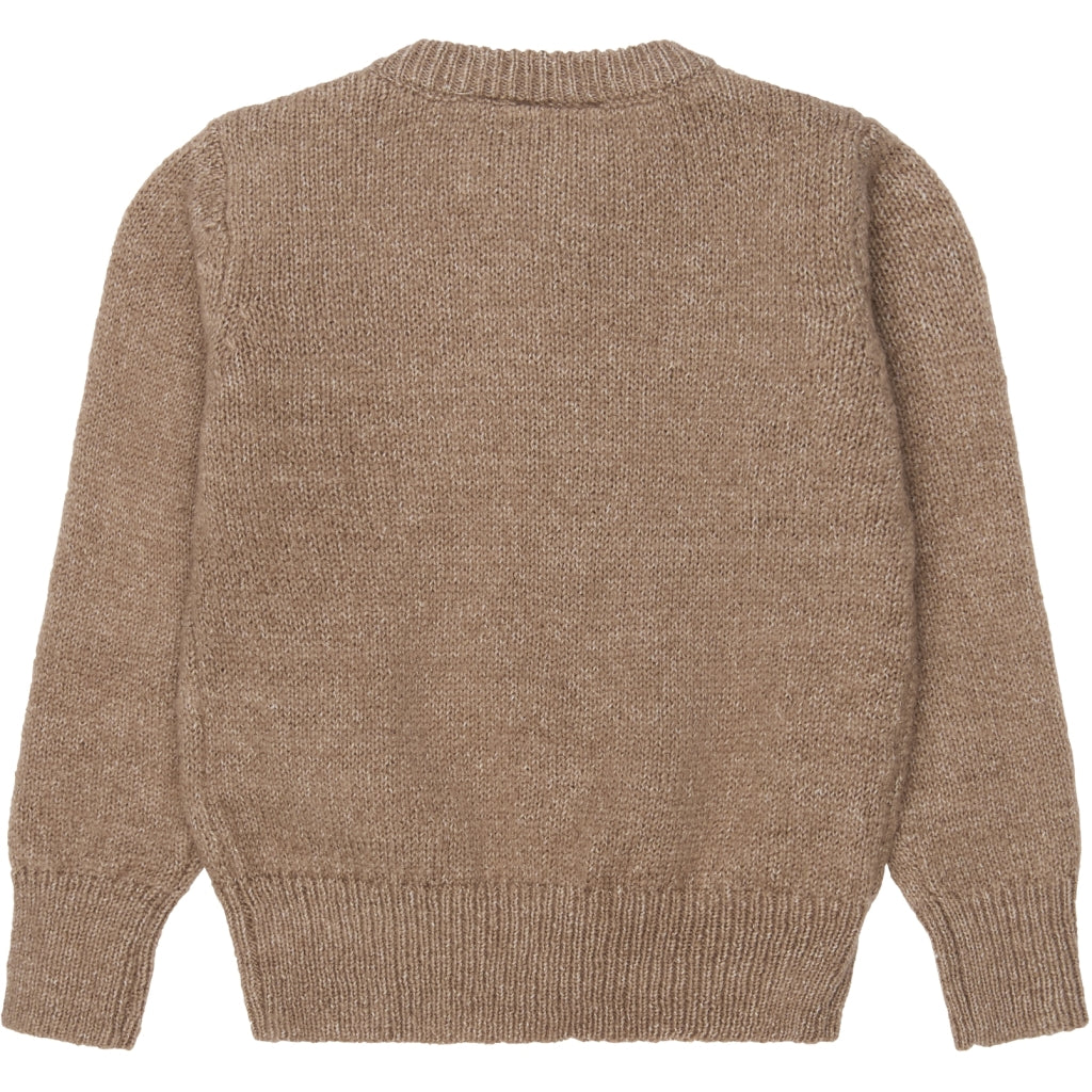 THE NEW SIBLINGS TNSTVeri Knit cardigan Cardigan Taupe Gray TN