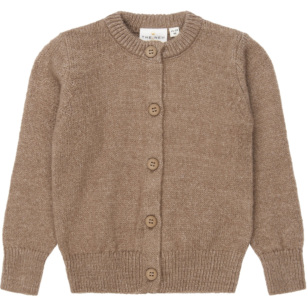 THE NEW SIBLINGS TNSTVeri Knit cardigan Cardigan Taupe Gray TN