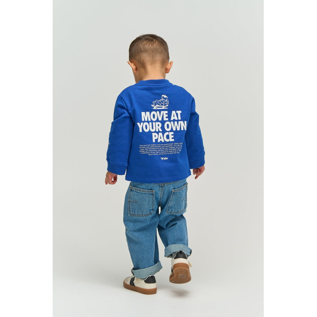 THE NEW SIBLINGS TNSTVernon Oversized sweatshirt Sweatshirt Mazarine Blue