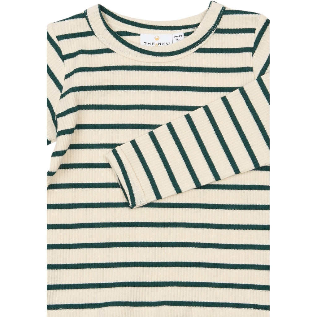 THE NEW SIBLINGS TNSTVico Langærmet rib T-shirt Langærmet bluse June Bug Striped