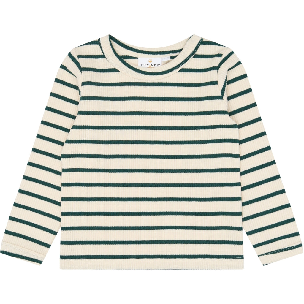 THE NEW SIBLINGS TNSTVico Langærmet rib T-shirt Langærmet bluse June Bug Striped