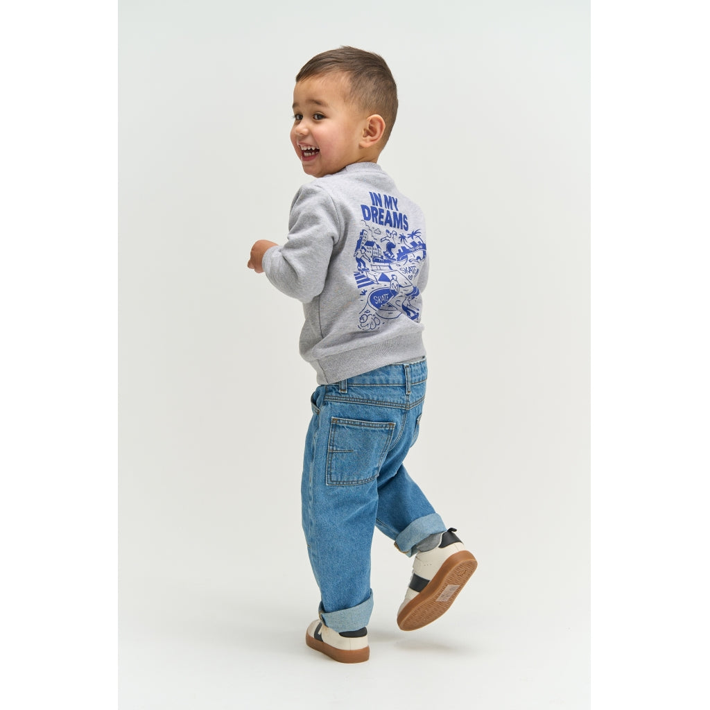 THE NEW SIBLINGS TNSTVillers Melange sweatshirt Sweatshirt Light Grey Melange