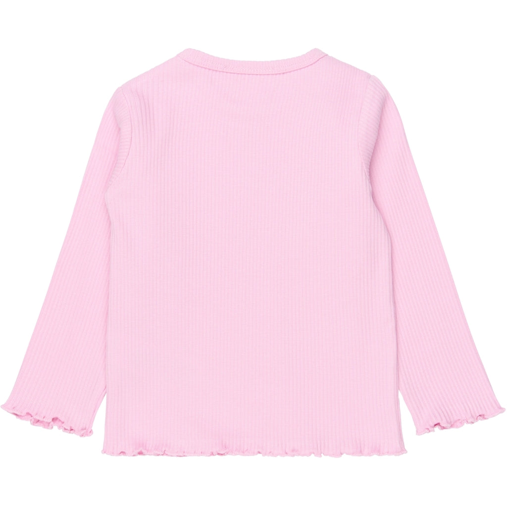 THE NEW SIBLINGS TNSTVilma Langærmet rib T-shirt Langærmet bluse Pink Lavender TN