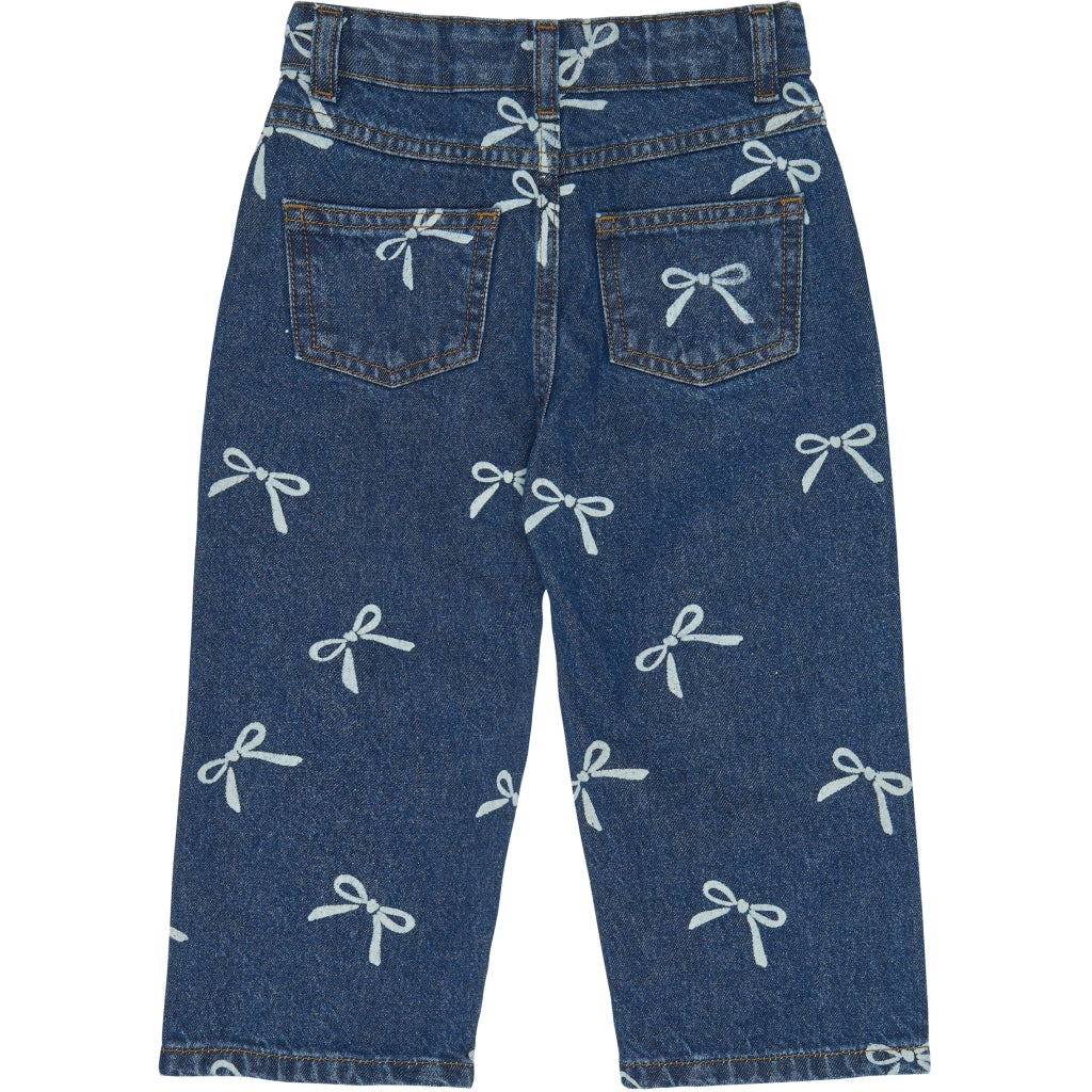 THE NEW SIBLINGS TNSTVinaya Regular Fit Jeans Jeans Medium Blue Denim AOP