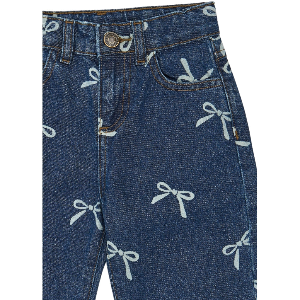 THE NEW SIBLINGS TNSTVinaya Regular Fit Jeans Jeans Medium Blue Denim AOP