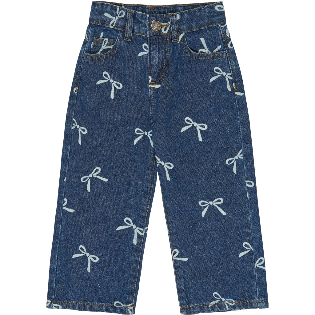 THE NEW SIBLINGS TNSTVinaya Regular Fit Jeans Jeans Medium Blue Denim AOP