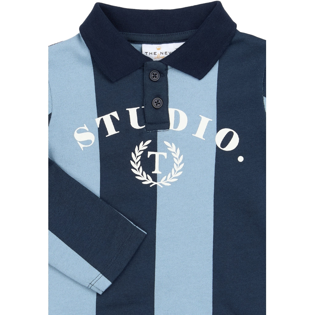 THE NEW SIBLINGS TNSTViro Langærmet Polo Langærmet bluse Navy Blazer Striped
