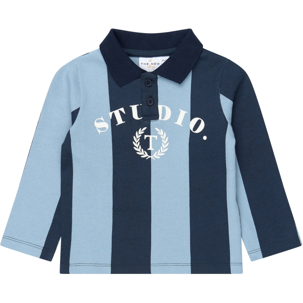 THE NEW SIBLINGS TNSTViro Langærmet Polo Langærmet bluse Navy Blazer Striped