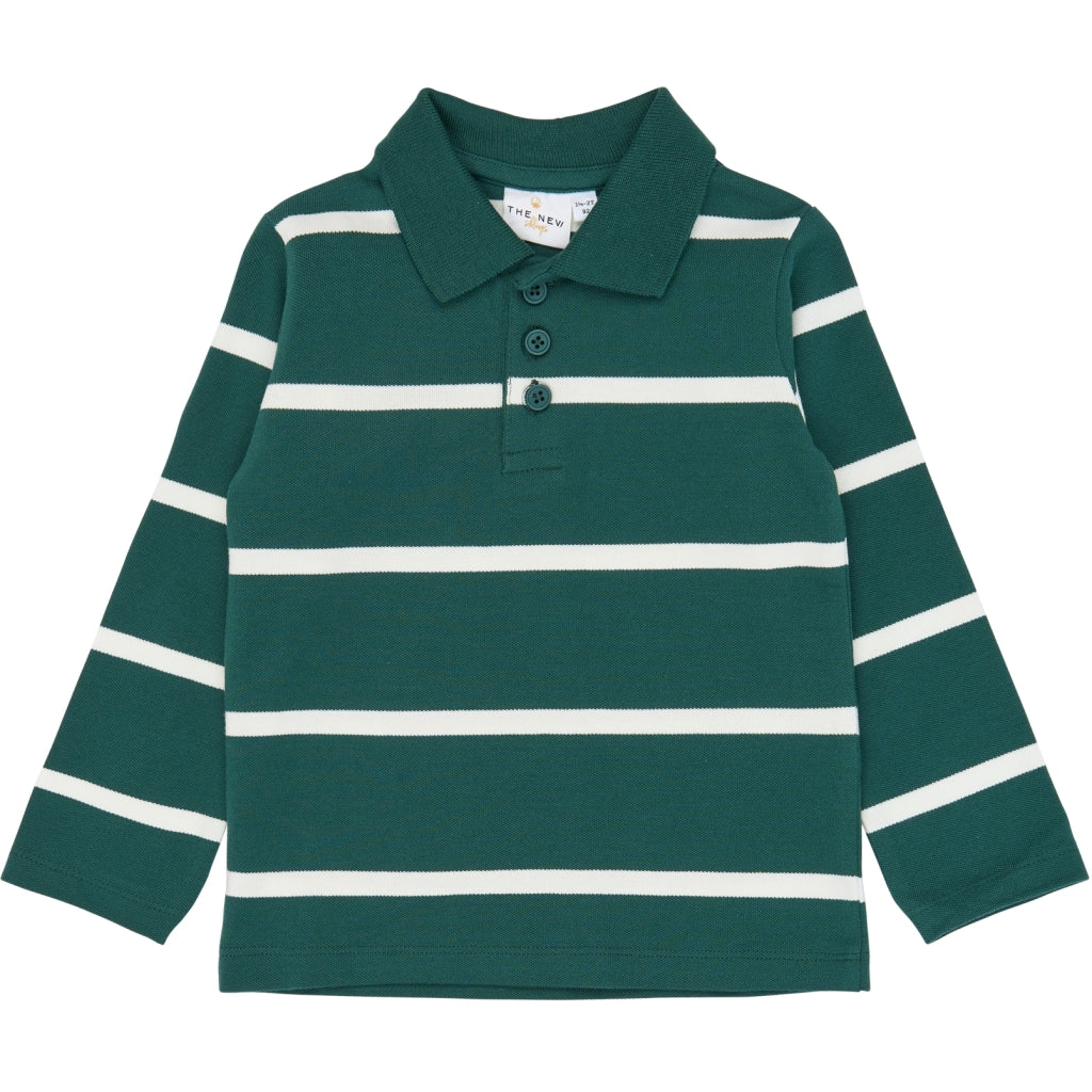 THE NEW SIBLINGS TNSTVix Langærmet Pique Polo Langærmet bluse June Bug Striped
