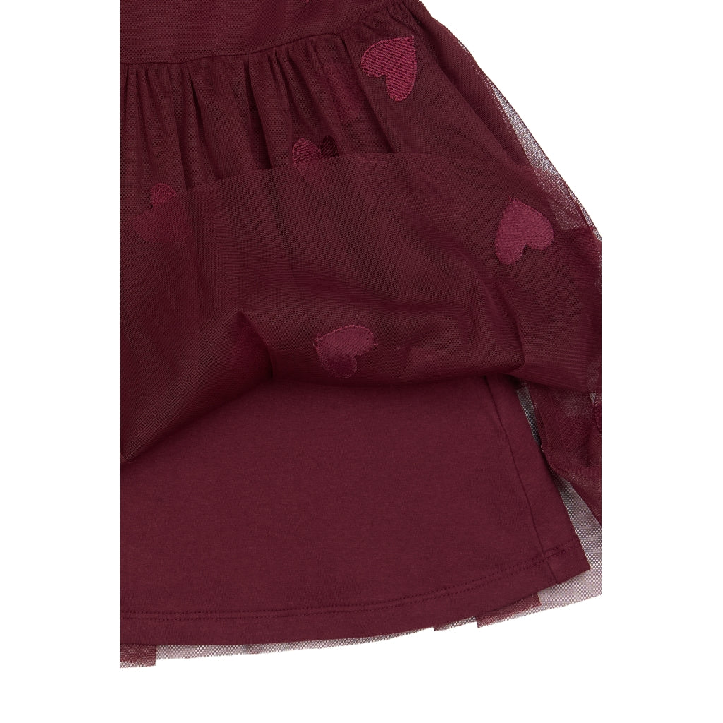 THE NEW SIBLINGS TNSTVonda Sleeveless Mesh kjole Kjoler Burgundy EMB TN