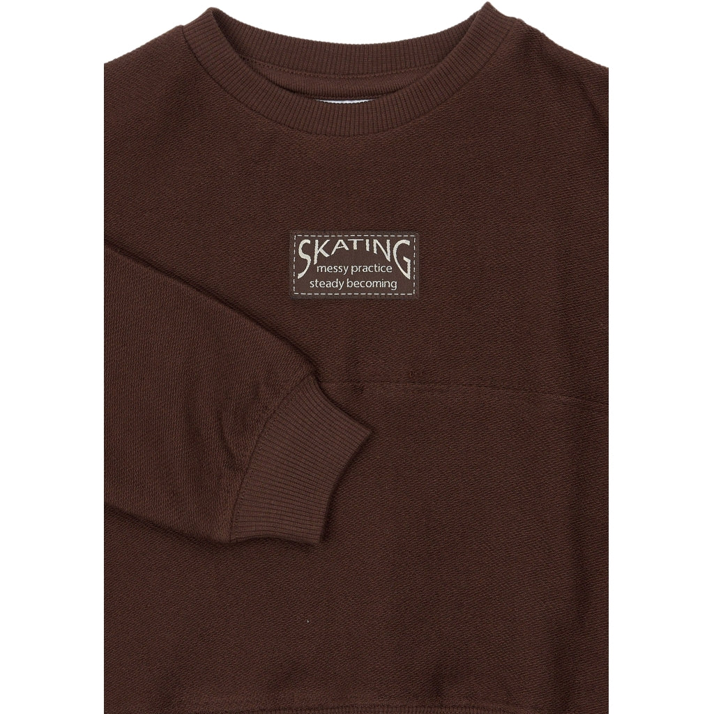 THE NEW SIBLINGS TNSTYakob Oversize Sweatshirt Sweatshirt Chestnut