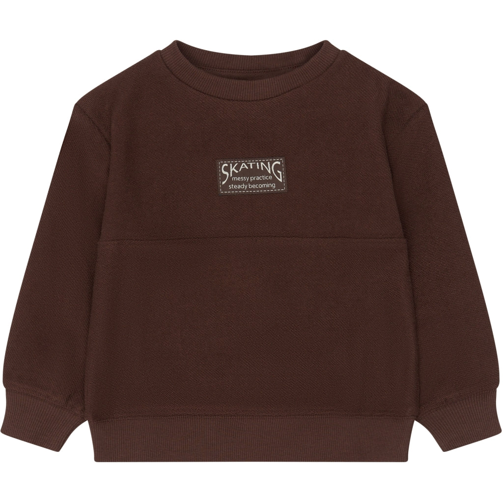 THE NEW SIBLINGS TNSTYakob Oversize Sweatshirt Sweatshirt Chestnut