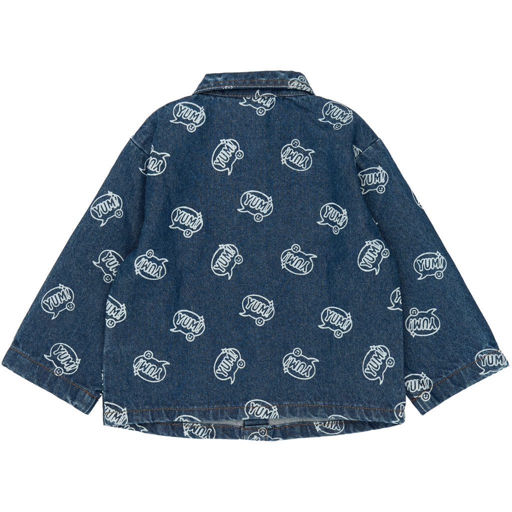 THE NEW SIBLINGS TNSTYale Oversize Denim Skjorte Skjorter Medium Blue Denim AOP