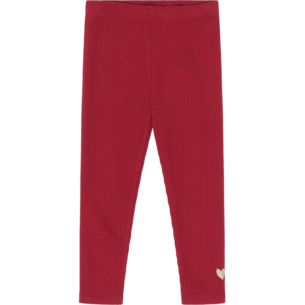 THE NEW SIBLINGS TNSTYania Rib Leggings Leggings Rio Red TN