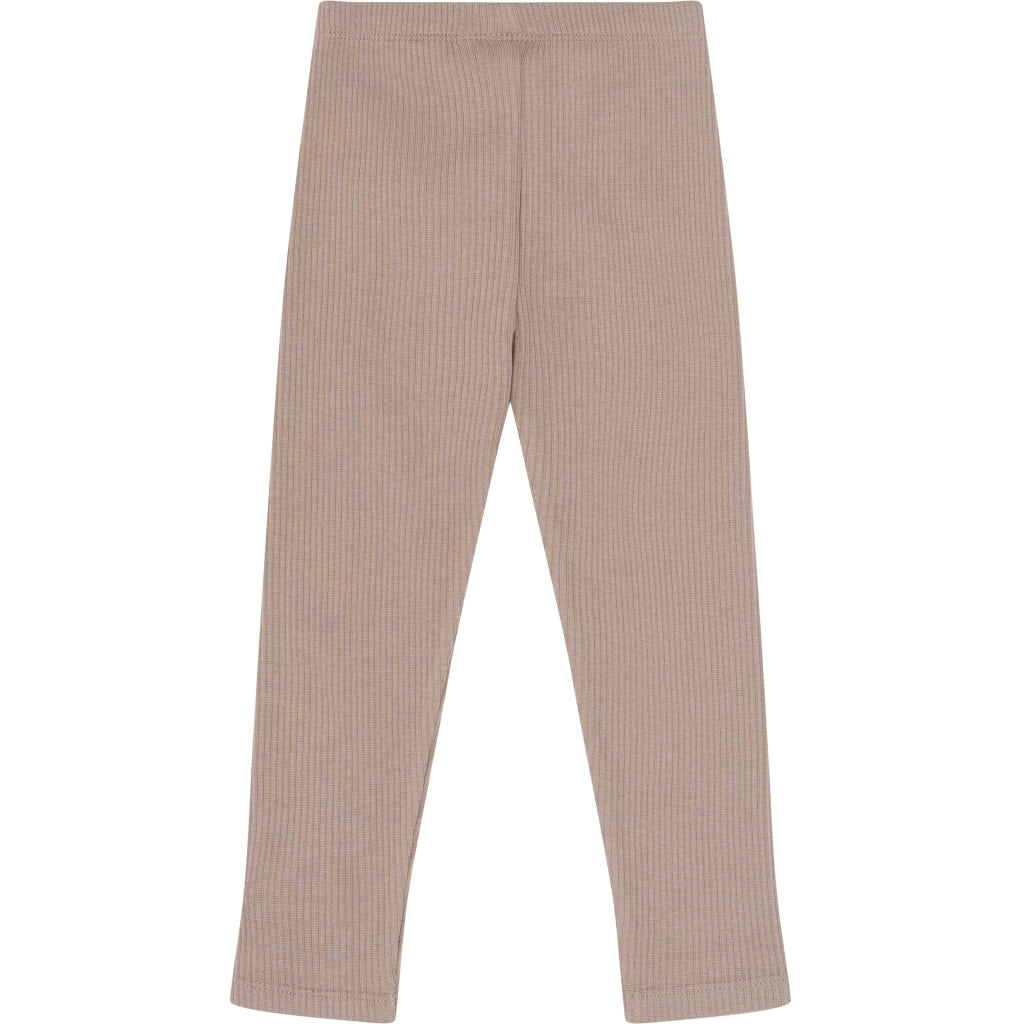 THE NEW SIBLINGS TNSTYania Rib Leggings Leggings Taupe Gray TN