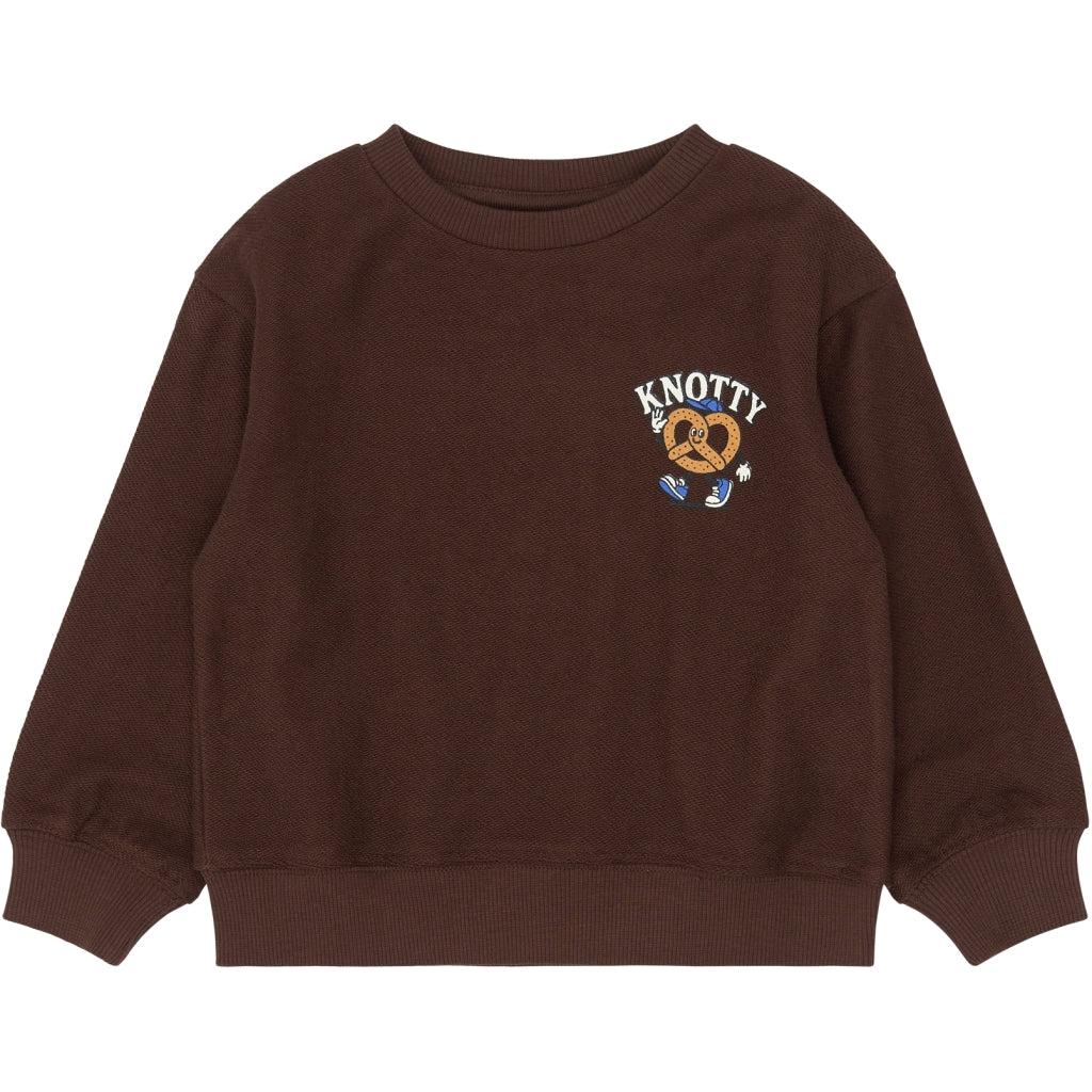 THE NEW SIBLINGS TNSTYannick Oversize Sweatshirt Sweatshirt Chestnut