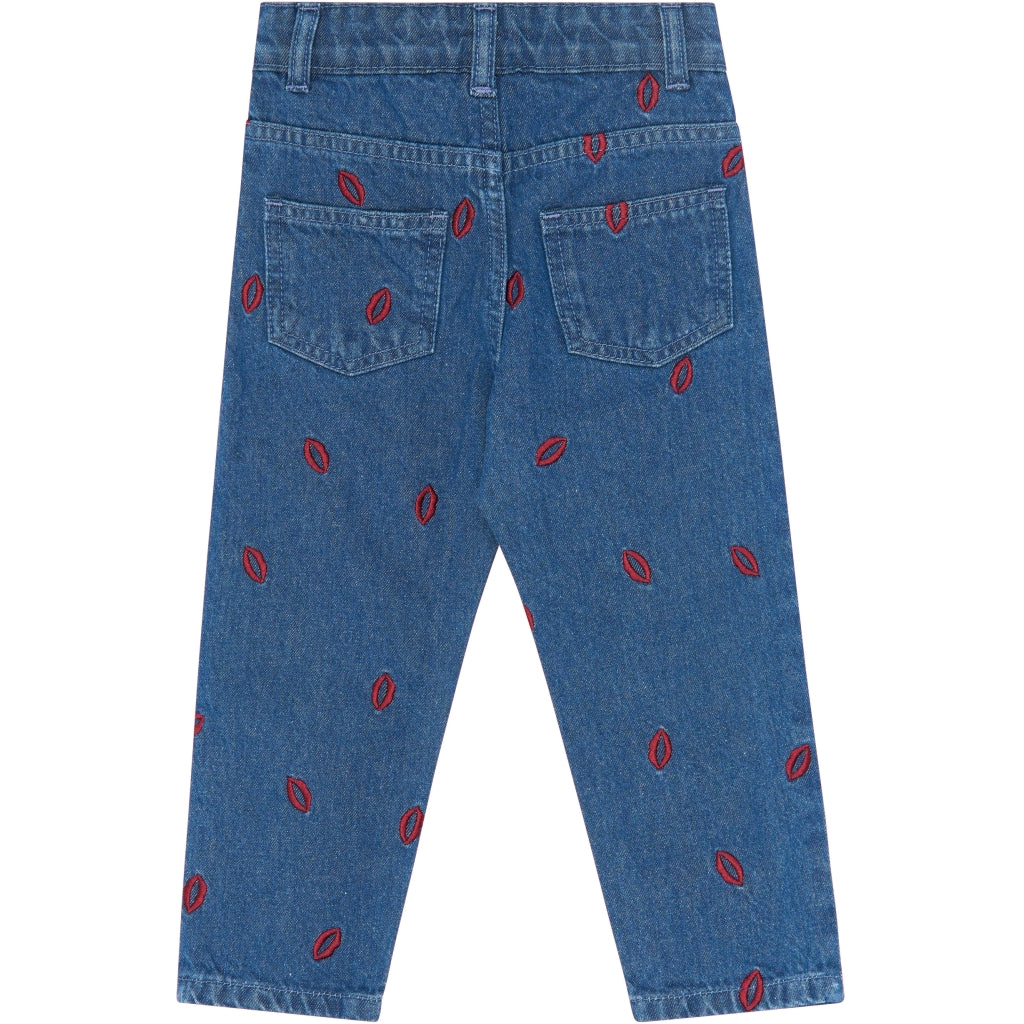 THE NEW SIBLINGS TNSTYarda Mom Fit Jeans Jeans Medium Blue Denim EMB