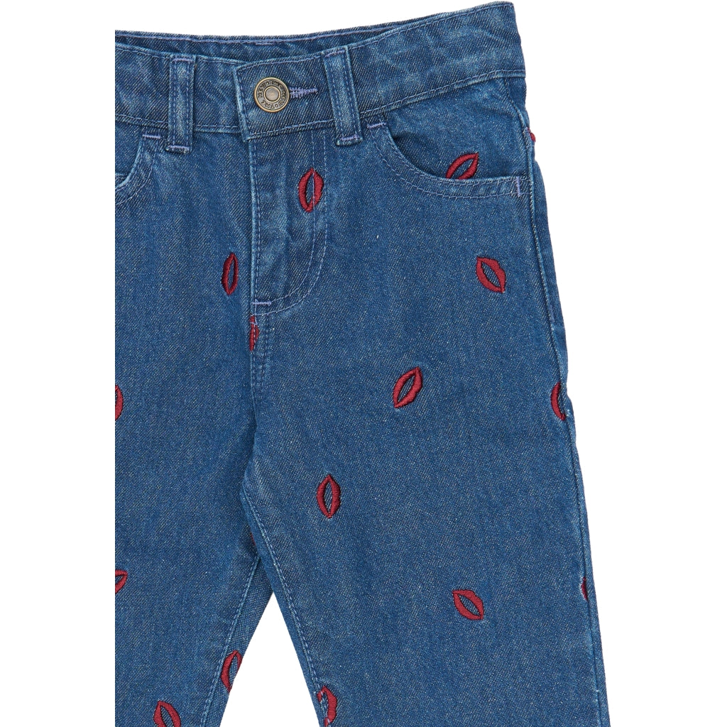 THE NEW SIBLINGS TNSTYarda Mom Fit Jeans Jeans Medium Blue Denim EMB