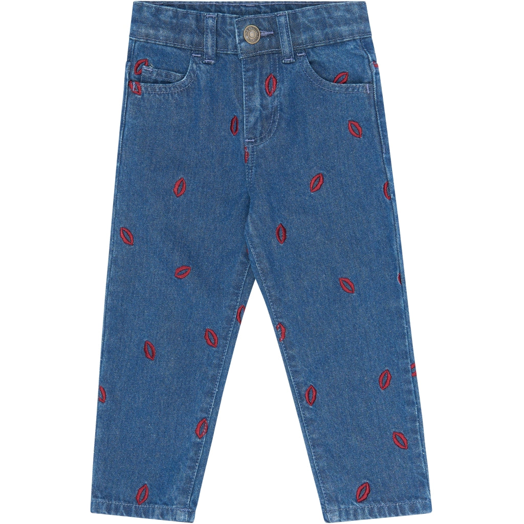THE NEW SIBLINGS TNSTYarda Mom Fit Jeans Jeans Medium Blue Denim EMB