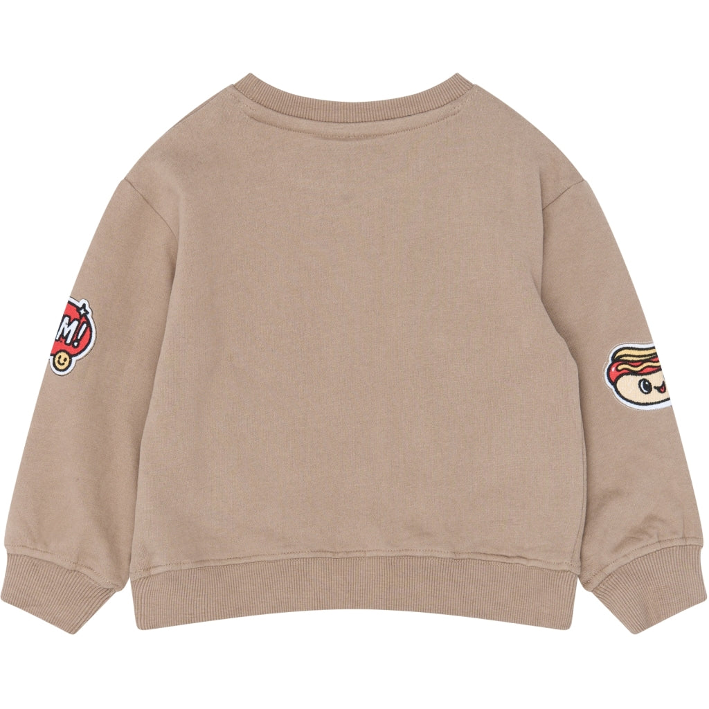 THE NEW SIBLINGS TNSTYoung Oversize Sweatshirt Sweatshirt Taupe Gray TN