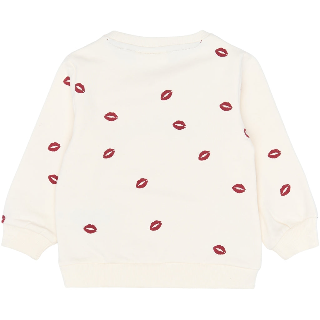 THE NEW SIBLINGS TNSTYsolde Sweatshirt Sweatshirt Gardenia AOP